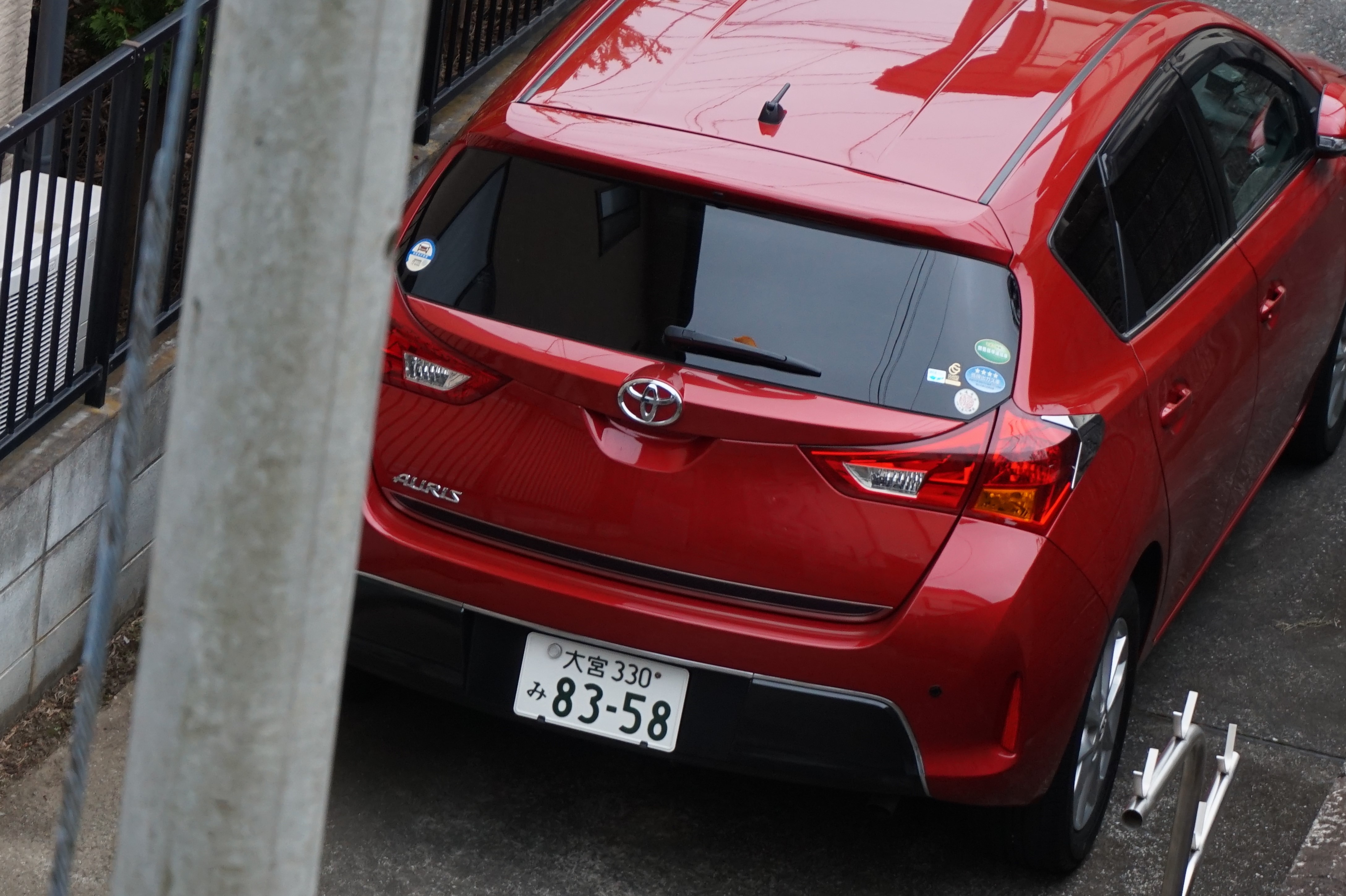 隣家に駐車していた８８ナンバーの車